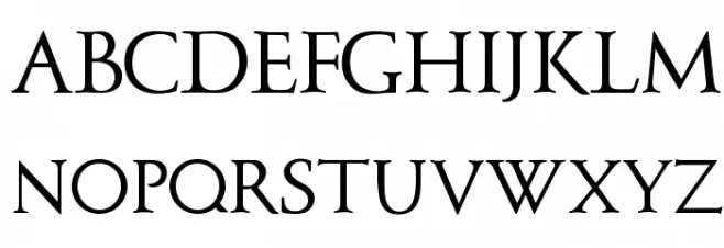OPTIBriteText-Medium Caratteri MAIUSCOLE