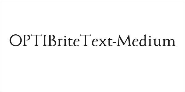 OPTIBriteText-Medium Logo