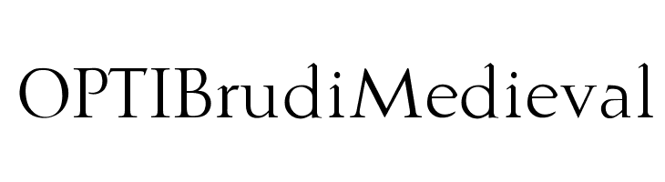 OPTIBrudiMedieval Font