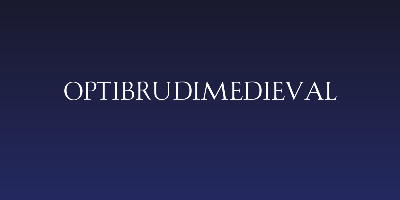 OPTIBrudiMedieval Social Header