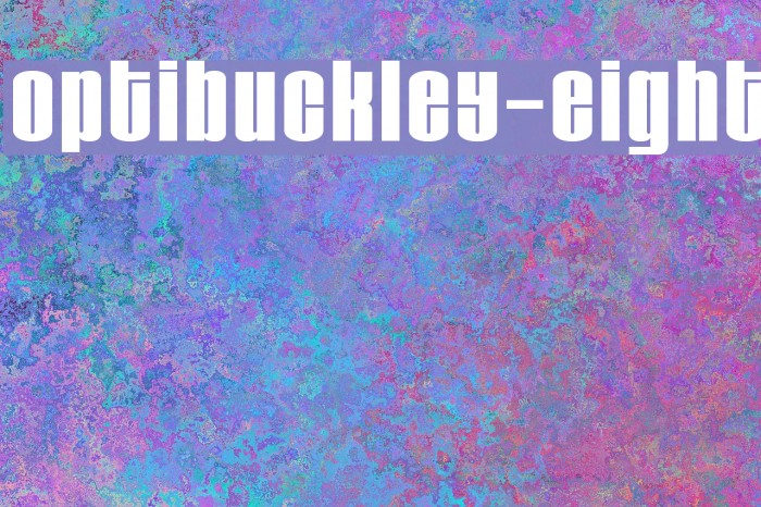 OPTIBuckley-Eight Example 1