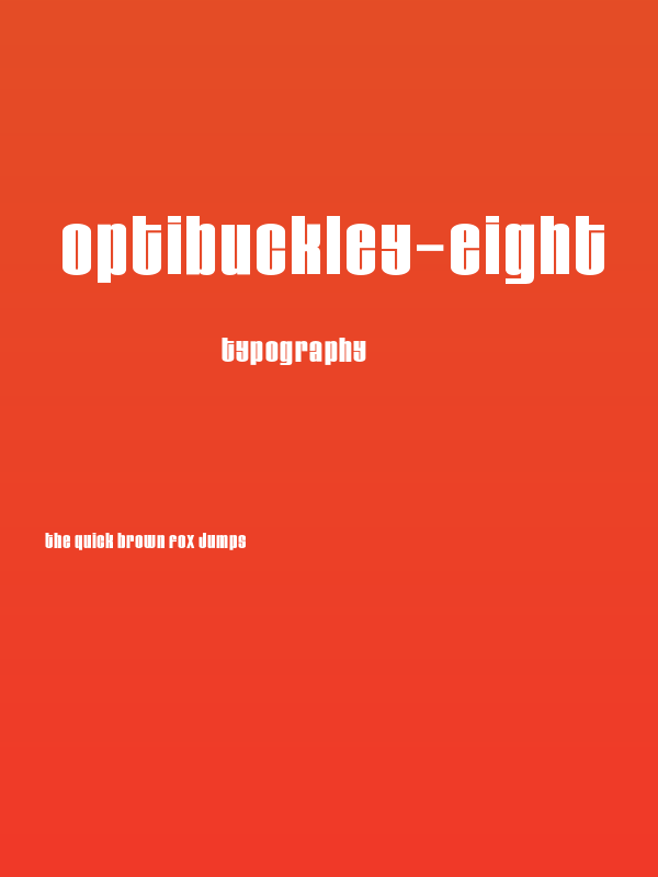 OPTIBuckley-Eight Poster
