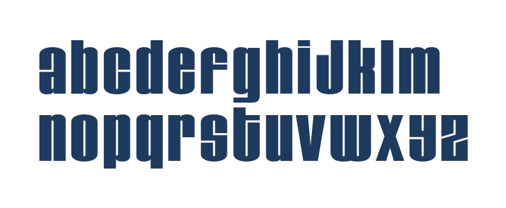 OPTIBuckley-Eight Lowercase