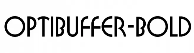 OPTIBuffer-Bold  नि: शुल्क फ़ॉन्ट्स डाउनलोड