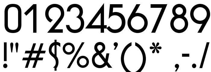 OPTIBuffer-Bold Font OTHER CHARS