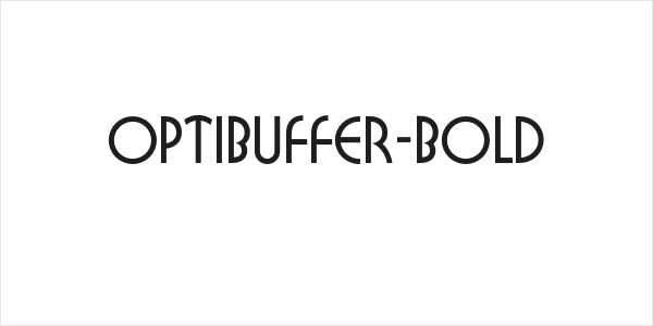 OPTIBuffer-Bold Logo