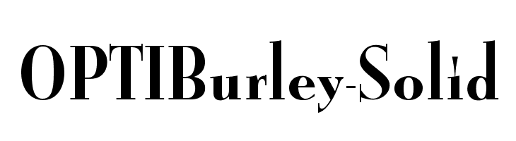 OPTIBurley-Solid  Frei Schriftart Herunterladen
