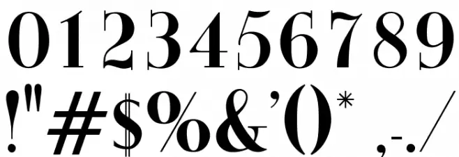 OPTIBurley-Solid Font OTHER CHARS