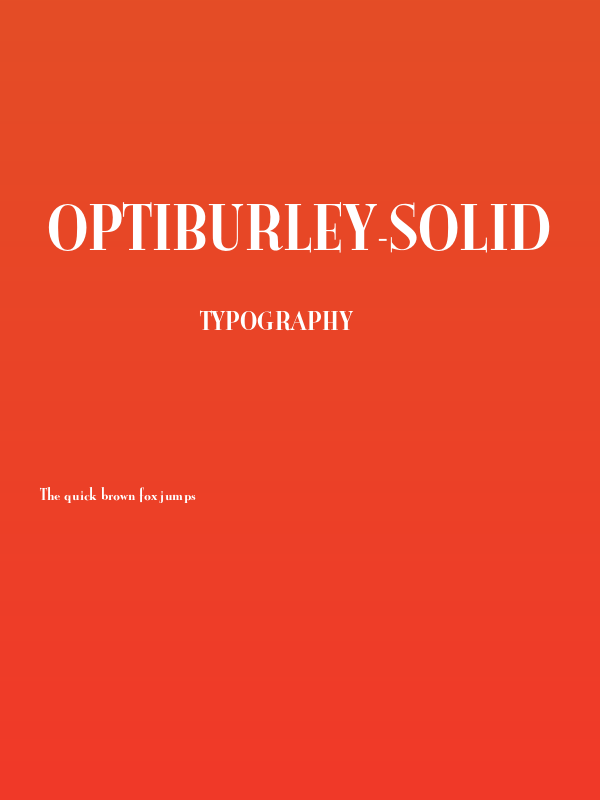 OPTIBurley-Solid Poster