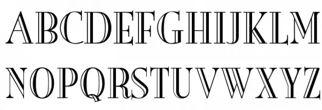 OPTIBurley Шрифта ВЕРХНИЙ