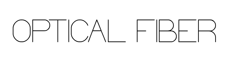 OPTICAL FIBER Font