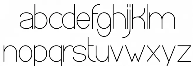OPTICAL FIBER Caratteri MINUSCOLO