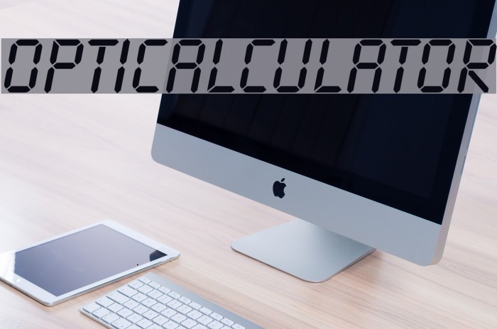 OPTICalculator Example 2