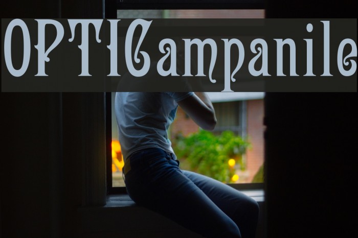 OPTICampanile Font examples