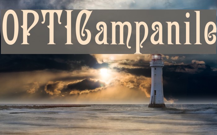 OPTICampanile Font examples