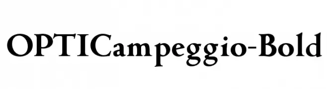 OPTICampeggio-Bold  Fuentes Gratis Descargar
