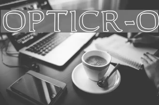 OPTICantorRoman-Outline Polices examples