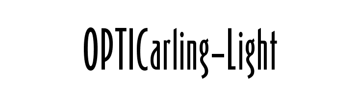 OPTICarling-Light Font