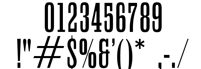 OPTICarmiFive-Caps Font OTHER CHARS