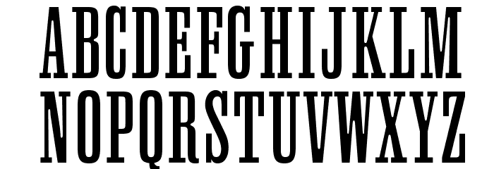 OPTICarmiFive-Caps Font LOWERCASE