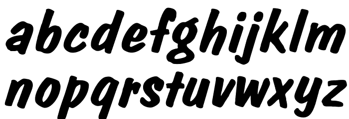 OPTICarolina-Brush Font LOWERCASE