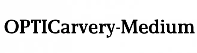 OPTICarvery-Medium  Descarca Fonturi Gratis