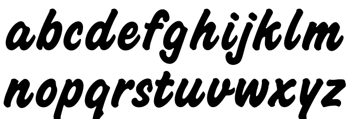 OPTICashew-Bold Font LOWERCASE