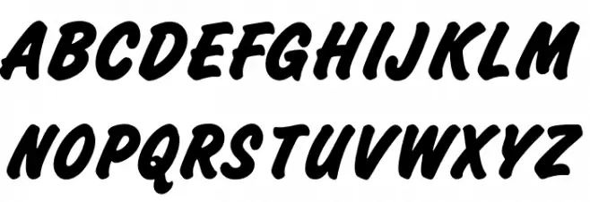 OPTICashew-ExtraBold Schriftart Groß