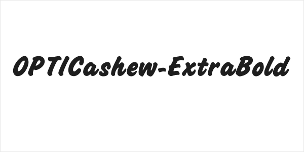 OPTICashew-ExtraBold Logo