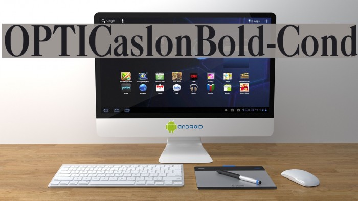 OPTICaslonBold-Cond Font examples