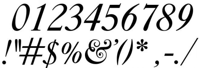 OPTICaslonFive-Swash Font Alte caractere