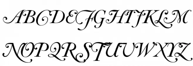OPTICaslonFive-Swash Font Litere mari
