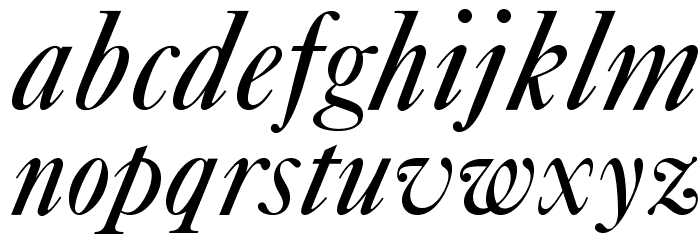 OPTICaslonFive-Swash Font LOWERCASE