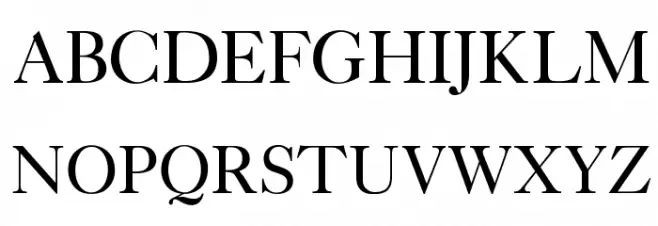 OPTICaslonFive Schriftart Groß