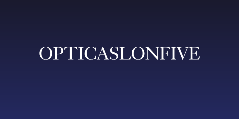 OPTICaslonFive Social Header