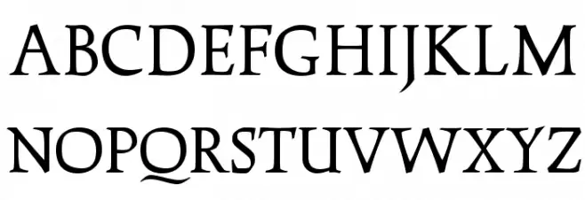 OPTICather-Italic Schriftart Groß