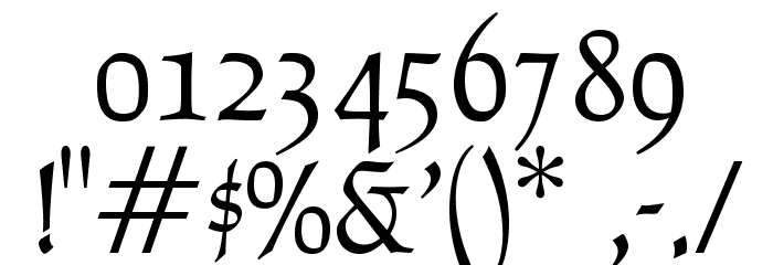 OPTICather Font OTHER CHARS