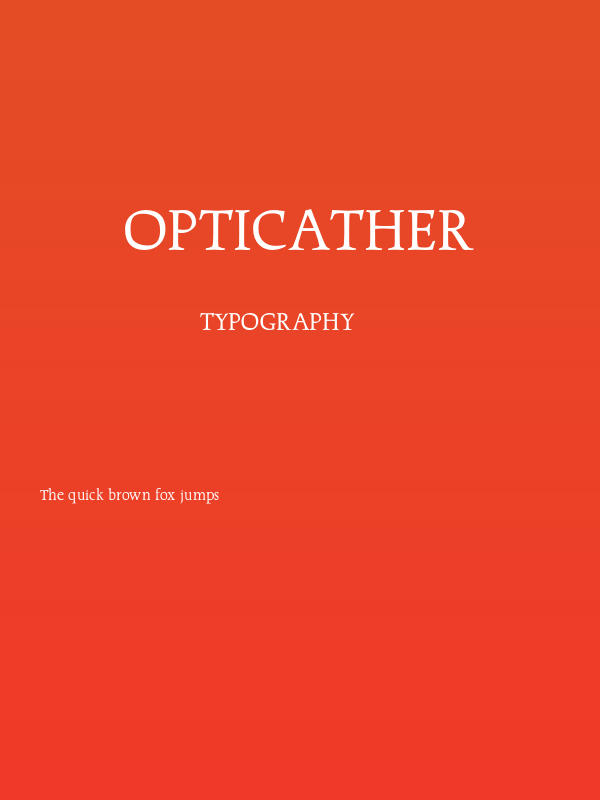 OPTICather Poster