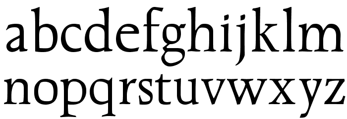 OPTICather Font LOWERCASE