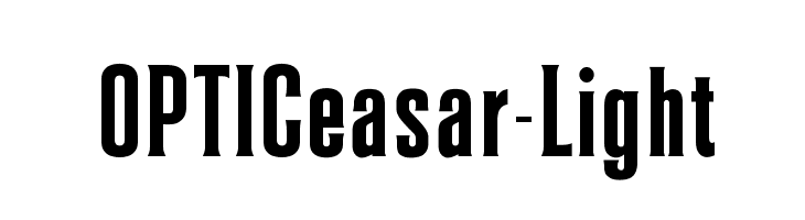 OPTICeasar-Light Font