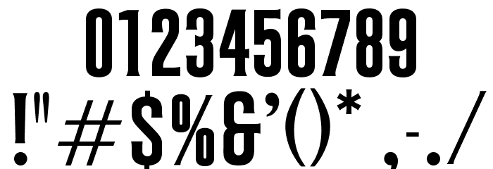 OPTICeasar-Light Font OTHER CHARS