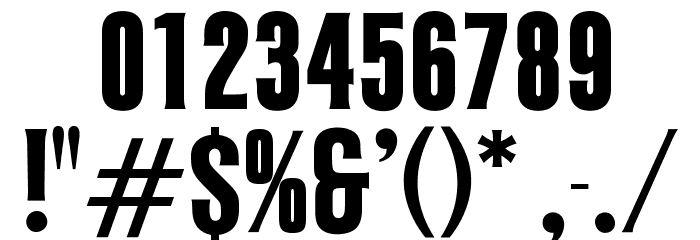 OPTICeasar-Regular Font OTHER CHARS
