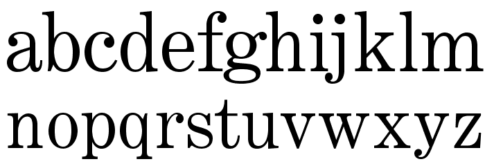 OPTICenturyExpandedTwo Font LOWERCASE