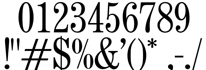OPTICenturyNova Font OTHER CHARS