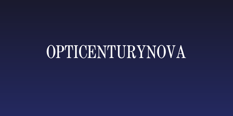 OPTICenturyNova Social Header