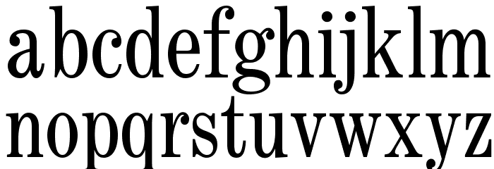 OPTICenturyNova Font LOWERCASE