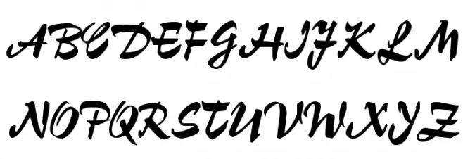 OPTIChampion-Script Шрифта ВЕРХНИЙ