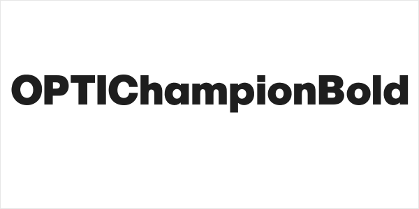 OPTIChampionBold Logo