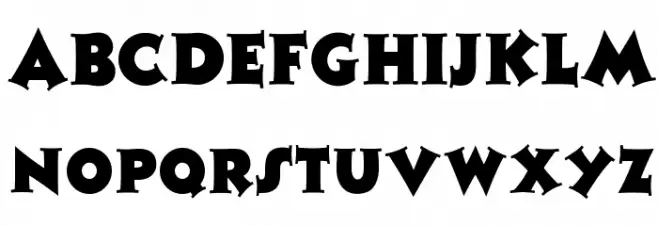 OPTICharlie-Pointed Polices MAJUSCULES