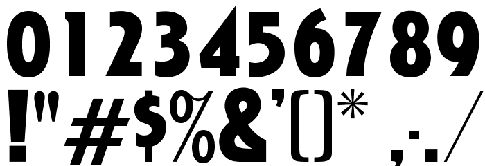 OPTIChartresGothic-Bold Font OTHER CHARS